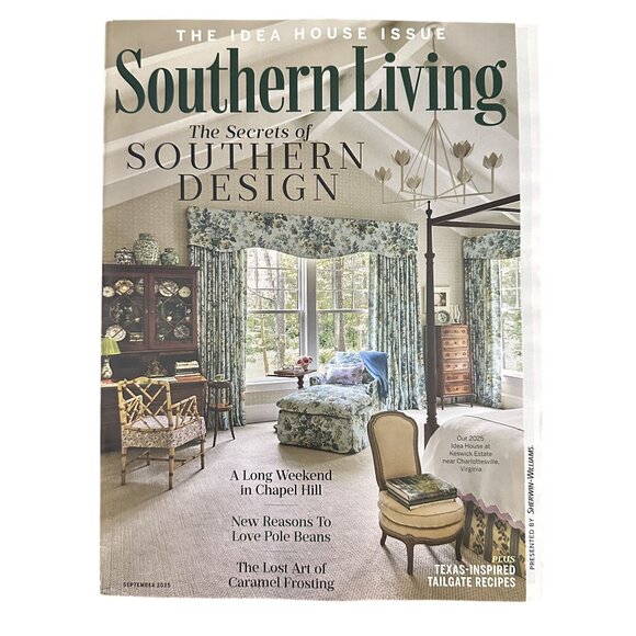 Southern Living Magazine September 2025 The Idea House Issue Secrets of Design - Picture 1 of 1
